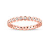 0.30 CT. T.W. Diamond Eternity Band in 14K Rose Gold