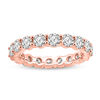 Thumbnail Image 1 of 2.95 CT. T.W. Diamond Eternity Wedding Band in 14K Rose Gold