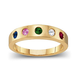 Mother's Birthstone Ring (2-6 Stones)