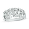 2.39 CT. T.W. Diamond Three Row Anniversary Ring in 14K Gold