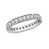 Thumbnail Image 1 of 0.95 CT. T.W. Diamond Channel Set Vintage-Style Eternity Wedding Band in 14K White Gold