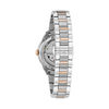 Thumbnail Image 2 of Ladies' Bulova Automatic Diamond Accent Two-Tone Watch with Mother-of-Pearl Skeleton Dial (Model: 98P170)