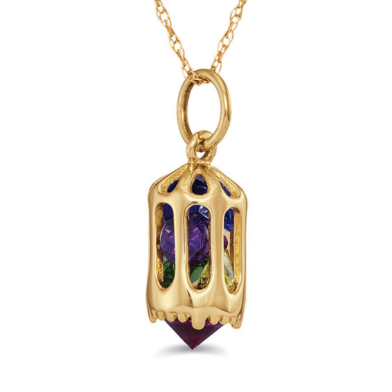 Mother's Birthstone Cage Pendant (2-7 Stones) | Peoples Jewellers