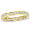 Thumbnail Image 0 of 0.95 CT. T.W. Princess-Cut Diamond Eternity Channel Set Wedding Band in 14K Gold