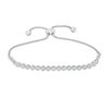 0.33 CT. T.W. Diamond Bolo Bracelet in 10K White Gold - 9.0"