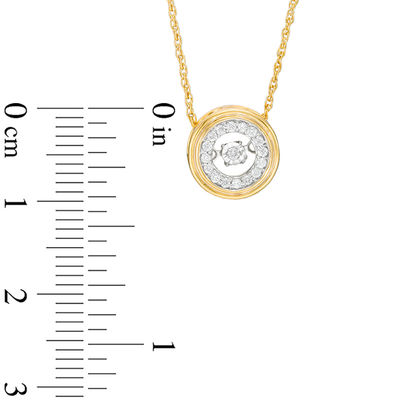 Unstoppable Love™ 0.15 CT. T.W. Diamond Frame Pendant in 10K Gold