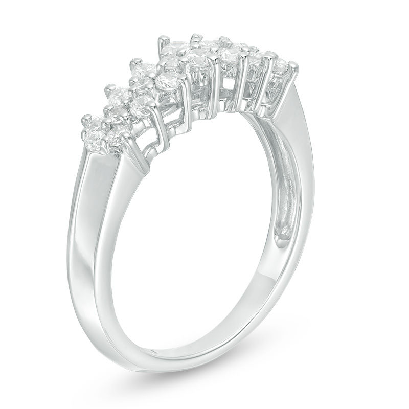 0.45 CT. T.W. Diamond Anniversary Band in 10K White Gold|Peoples Jewellers