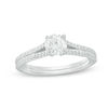 CT. T.W. Diamond Split Shank Engagement Ring in 14K White Gold