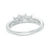 Thumbnail Image 2 of 0.45 CT. T.W. Princess-Cut Diamond Past Present Future® Engagement Ring in 10K White Gold