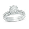 Thumbnail Image 0 of 1.50 CT. T.W. Diamond Frame Bridal Set in 14K White Gold