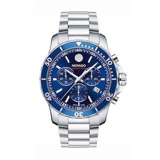 Men's Movado Series 800® Chronograph Watch with Blue Dial (Model: 2600141)