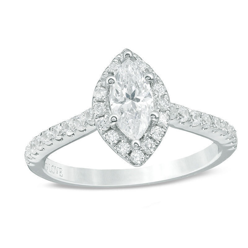 marquise halo ring