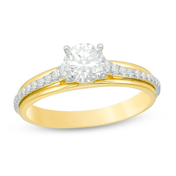 1.00 CT. T.W. Diamond Engagement Ring in 14K Two-Tone Gold