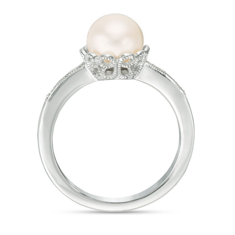 Vera Wang Love Collection 7.5-8.0mm Cultured Freshwater Pearl and ...