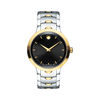 Men's Movado Luno Sport Two-Tone Watch with Black Dial (Model: 0607043)