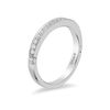 Enchanted Disney Princess 0.18 CT. T.W. Diamond Wedding Band in 14K White Gold