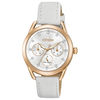 Thumbnail Image 0 of Ladies' Drive from Citizen Eco-Drive® Crystal Accent Rose-Tone Strap with Silver-Tone Dial (Model: FD2053-04A)