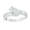 Thumbnail Image 1 of Ever Us™ 0.62 CT. T.W. Two-Stone Diamond Bypass Ring in 14K White Gold