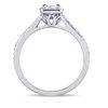Thumbnail Image 2 of Julianna B™ 0.75 CT. T.W. Emerald-Cut Diamond Frame Engagement Ring in 14K White Gold