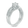 Thumbnail Image 1 of 0.45 CT. T.W. Diamond Braided Bridal Set in 10K White Gold