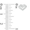 Thumbnail Image 2 of The Kindred Heart from Vera Wang Love Collection 0.09 CT. T.W. Diamond Mini Stud Earrings in Sterling Silver