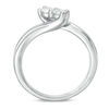 Thumbnail Image 3 of Ever Us™ 0.32 CT. T.W. Two-Stone Diamond Bypass Ring in 14K White Gold