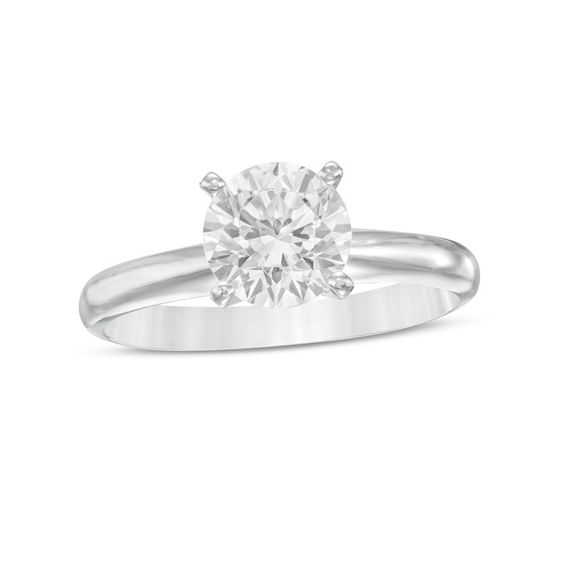 1.20 CT. Certified Diamond Solitaire Engagement Ring in 14K White Gold (J/I3)