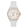 Ladies' Bulova Marine Star Diamond Accent Rose-Tone Strap Watch with Mother-of-Pearl Dial (Model: 98R233)