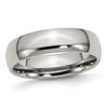 Thumbnail Image 1 of Men's 6.0mm Polished Comfort Fit Wedding Band in Titanium