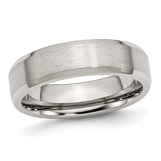 Green Fishing Line Men's Titanium Wedding Band - Unknown - Send Ring Sizer  First