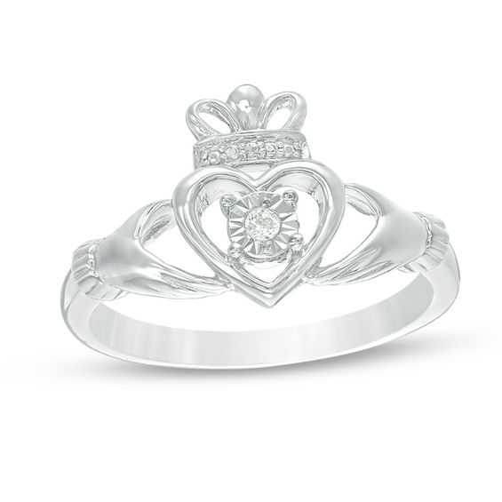 Claddagh engagement hot sale ring zales