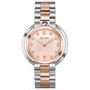 Thumbnail Image 0 of Ladies’ Bulova Rubaiyat Diamond Accent Two-Tone Watch with Rose-Tone Dial (Model: 98P174)