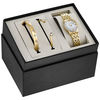 Thumbnail Image 0 of Ladies' Bulova Crystal Accent Gold-Tone Watch and Bracelet Boxed Set (Model: 98X115)