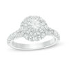 Thumbnail Image 0 of Vera Wang Love Collection 1.45 CT. T.W. Diamond Double Frame Engagement Ring in 14K White Gold