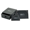 Thumbnail Image 3 of Vera Wang Love Collection Men's 0.74 CT. T.W. Square-Cut Black Diamond Wedding Band in 14K White Gold
