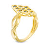 Thumbnail Image 1 of 0.22 CT. T.W. Black Diamond Marquise Ring in 10K Gold