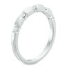 0.15 CT. T.W. Diamond Station Anniversary Band in 10K White Gold