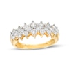 Thumbnail Image 0 of 0.50 CT. T.W. Diamond Multi-Row Band in 10K Gold