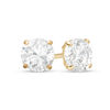 Thumbnail Image 0 of 5.0mm Cubic Zirconia Solitaire Stud Earrings in 14K Gold