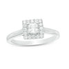 Thumbnail Image 0 of 0.50 CT. T.W. Princess-Cut Diamond Frame Engagement Ring in 10K Two-Tone Gold