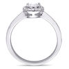 0.31 CT. T.W. Diamond Frame Engagement Ring in Sterling Silver