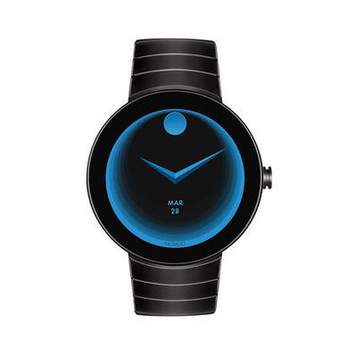 Men's Movado Connect Black IP Smart Watch (Model: 3660015)