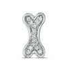 Thumbnail Image 0 of Diamond Accent Dog Bone Single Stud Earring in Sterling Silver