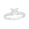 Thumbnail Image 1 of 1.20 CT. Certified Princess-Cut Diamond Solitaire Engagement Ring in 14K White Gold (J/I3)