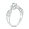 Thumbnail Image 1 of 0.23 CT. T.W. Diamond Frame Promise Ring in 10K White Gold
