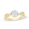 Thumbnail Image 1 of 0.23 CT. T.W. Diamond Frame Promise Ring in 10K Gold