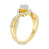 Thumbnail Image 2 of 0.23 CT. T.W. Diamond Frame Promise Ring in 10K Gold