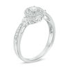 Thumbnail Image 1 of 0.23 CT. T.W. Diamond Frame Promise Ring in Sterling Silver