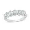 0.15 CT. T.W. Diamond "S" Anniversary Band in 10K White Gold