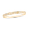 Thumbnail Image 0 of 0.10 CT. T.W. Diamond Double Row Band in 10K Gold